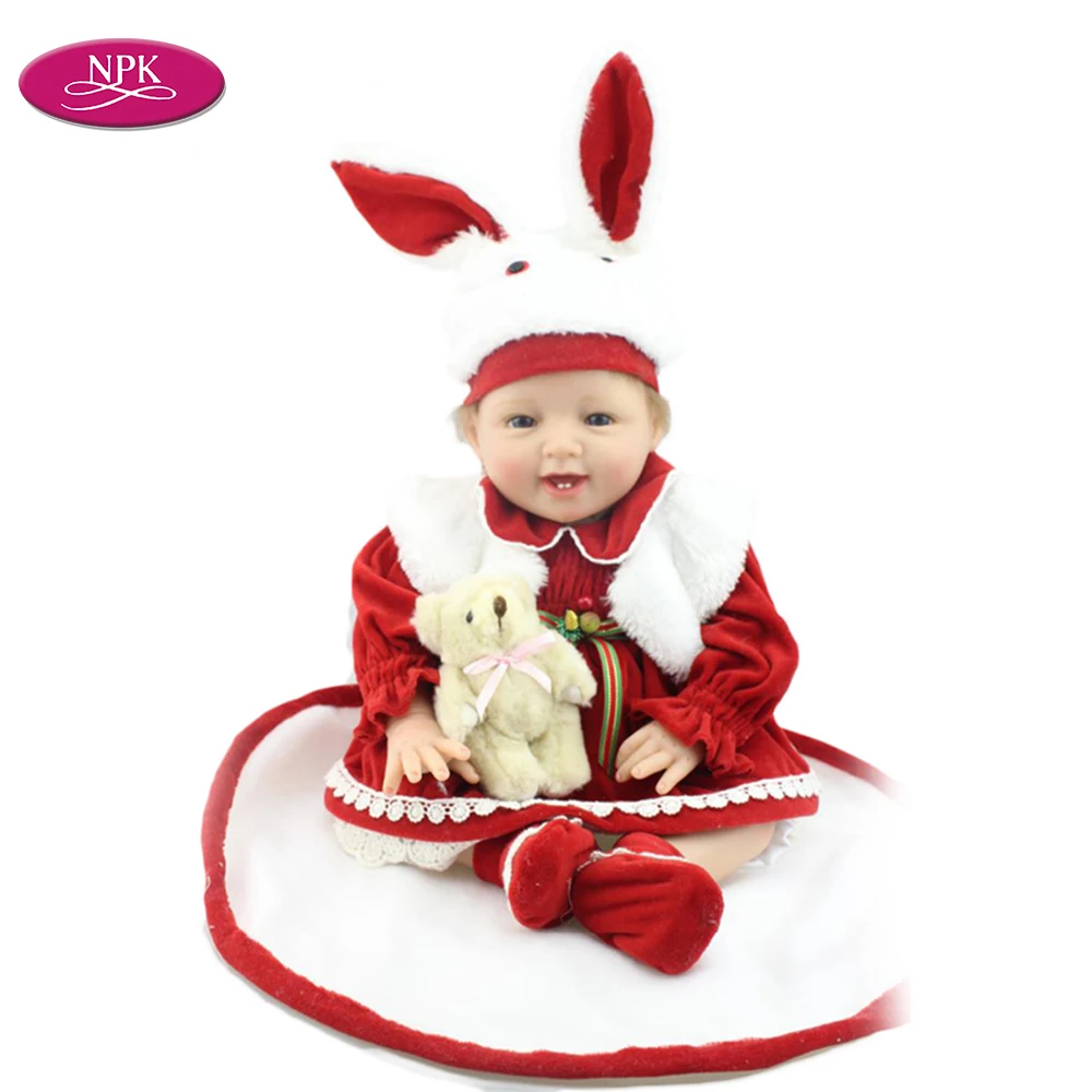 NPK 55CM Silicone Reborn Baby Doll Educational Toys for Girls Lifelike Princess Toddler Fashion Dolls Brinquedo Menina Boneca
NPK 55CM Silicone Reborn Baby Doll Educational Toys for Girls Lifelike Princess Toddler Fashion Dolls Brinquedo Menina Boneca