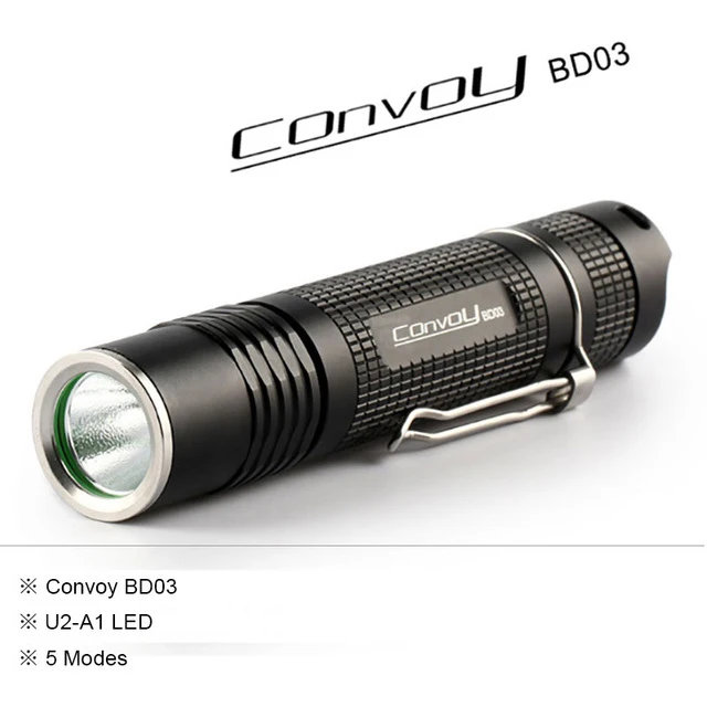 Convoy Flashlight L2 U2 U2-A1 LED 18650 flashlight LED flashlight ,torch,lantern,self defense,camping light, lamp
Convoy Flashlight L2 U2 U2-A1 LED 18650 flashlight LED flashlight ,torch,lantern,self defense,camping light, lamp