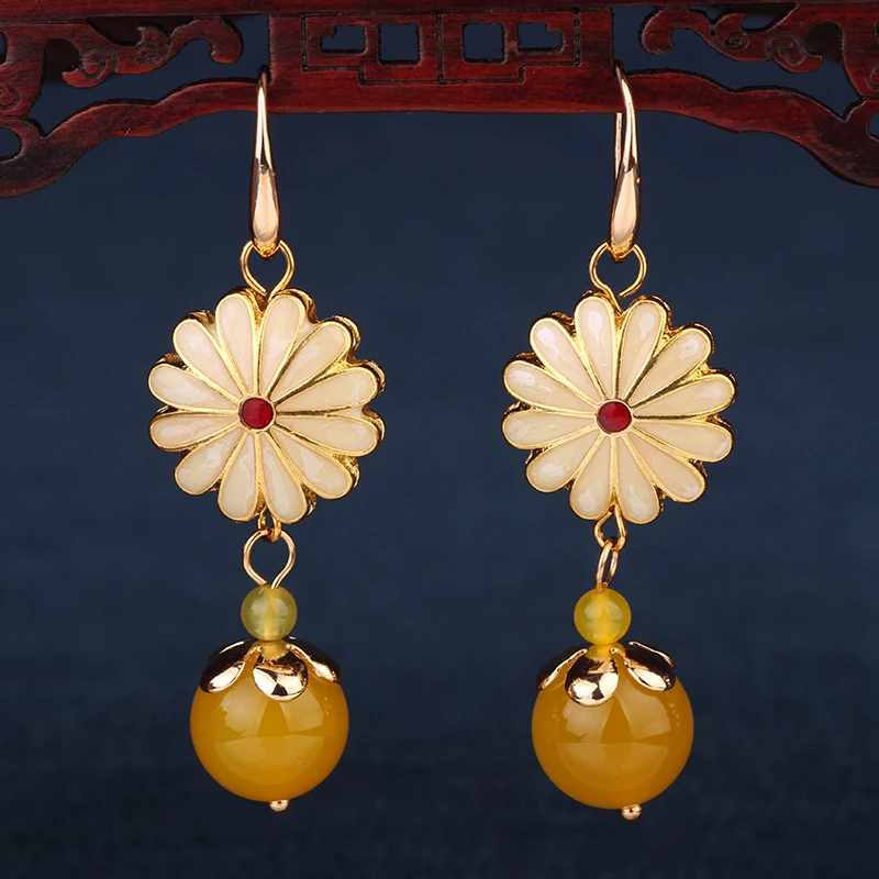 NEW MYWINY Copper jewelry 3 colors Daizy flowers vintage Nepal earrings women,Chinese wind enamel cloisonne earrings jewelry
NEW MYWINY Copper jewelry 3 colors Daizy flowers vintage Nepal earrings women,Chinese wind enamel cloisonne earrings jewelry