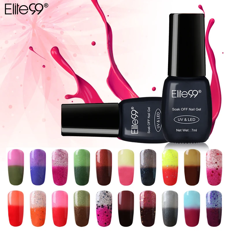 Elite99 Newest Color Changing Chameleon Nail Polish Soak Off LED UV Temperature Gel Nail Art Tools 7ml
Elite99 Newest Color Changing Chameleon Nail Polish Soak Off LED UV Temperature Gel Nail Art Tools 7ml
