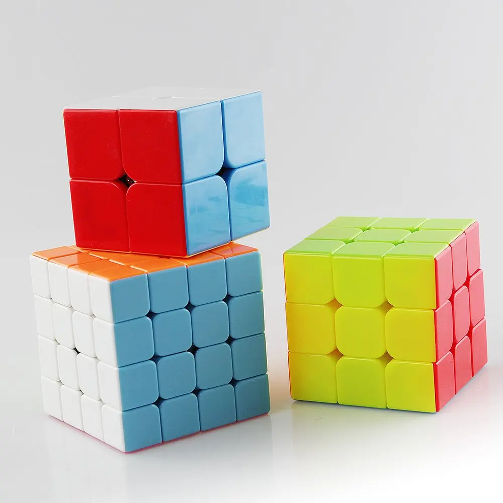 Cube Set of 4 Speed Puzzle 2x2 3x3 4x4 Magic Cube Stickerless Cube Twisty Toy Game Gift
Cube Set of 4 Speed Puzzle 2x2 3x3 4x4 Magic Cube Stickerless Cube Twisty Toy Game Gift