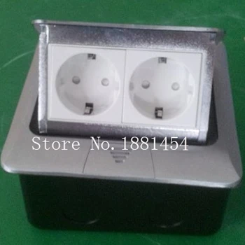 Silver aluminum pop up floor socket 2EU power for Russian and European country free shipping
Silver aluminum pop up floor socket 2EU power for Russian and European country free shipping