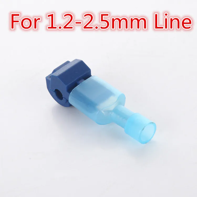 10pcs L1 Blue T Type Quick Splice Crimp Terminal Wire Convenient Connector For 1.2-2.5mm Line USA Belarus Ukraine
10pcs L1 Blue T Type Quick Splice Crimp Terminal Wire Convenient Connector For 1.2-2.5mm Line USA Belarus Ukraine