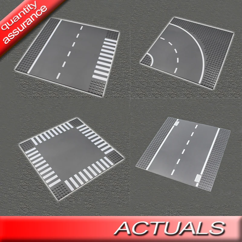 Technic City Baseplate Straight Crossroad Curve T-Junction Base Road Plate Street Building Kits Blocks
Technic City Baseplate Straight Crossroad Curve T-Junction Base Road Plate Street Building Kits Blocks