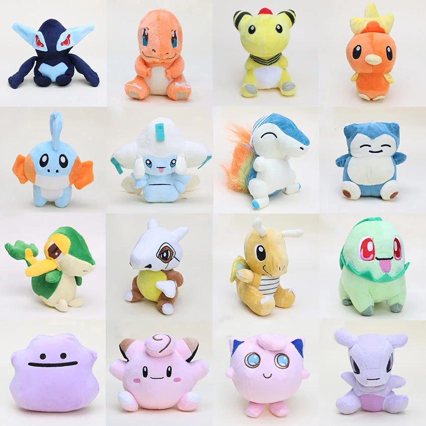 16pcs/set 11-18cm Pp Cotton Doll Toys Charmander Snorlax Cubone Dragonite Snivy Mewtwo Torchic Plush Toys Stuffed Dolls
16pcs/set 11-18cm Pp Cotton Doll Toys Charmander Snorlax Cubone Dragonite Snivy Mewtwo Torchic Plush Toys Stuffed Dolls