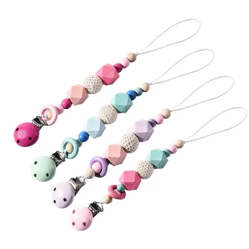 Octagonal Pompon Pacifier Chain Baby Teether Hand Made Funny Colorful Bead Clip Holder Pacifier Clips Soother Chain For Baby
Octagonal Pompon Pacifier Chain Baby Teether Hand Made Funny Colorful Bead Clip Holder Pacifier Clips Soother Chain For Baby
