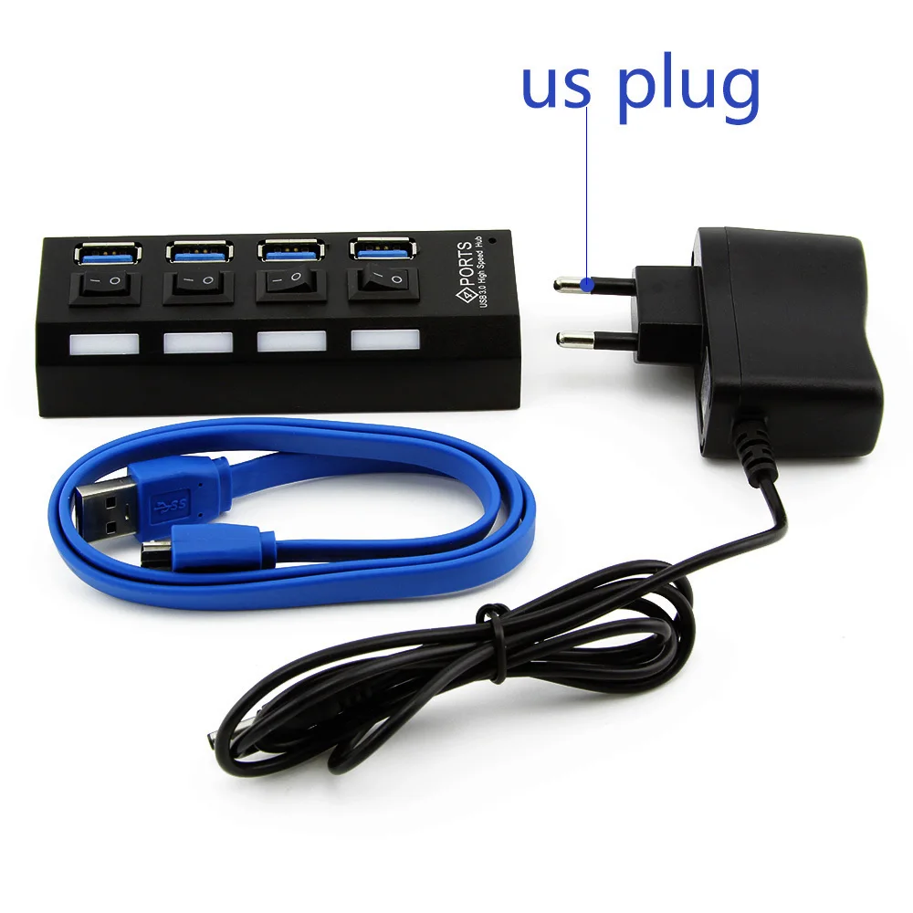 usb hub with US adapter