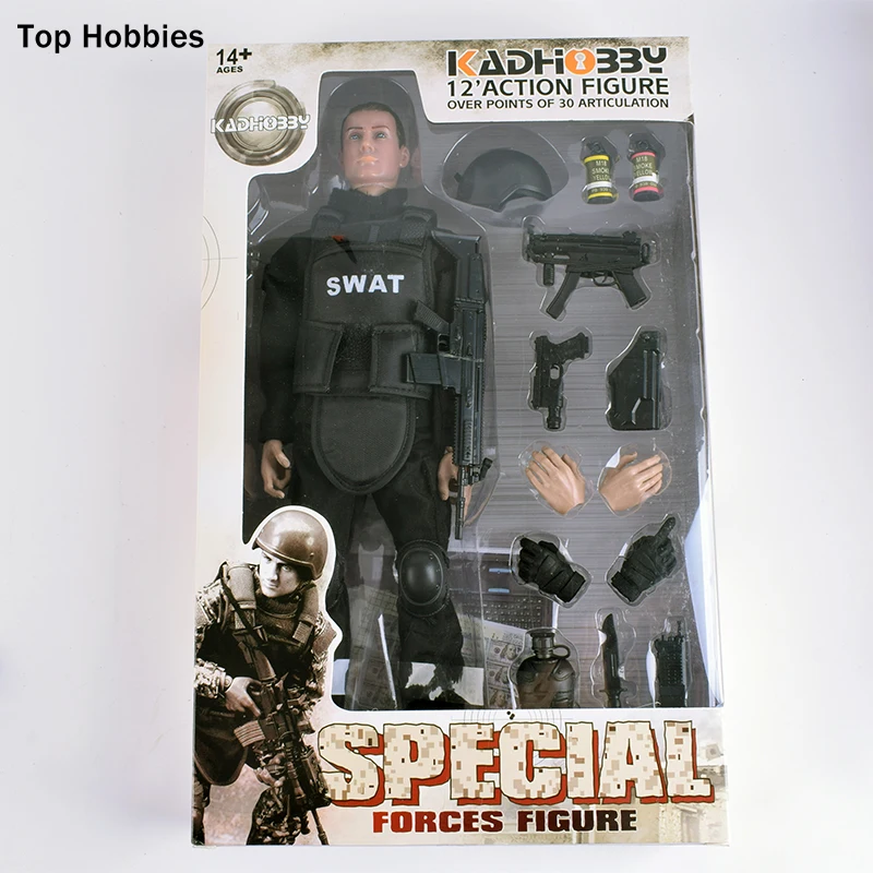 1/6 Scale 12 Inch SWAT Black Military Uniform Army Combat Game Toys Soldier Set Action Figure Model Army With Original Box 
1/6 Scale 12 Inch SWAT Black Military Uniform Army Combat Game Toys Soldier Set Action Figure Model Army With Original Box