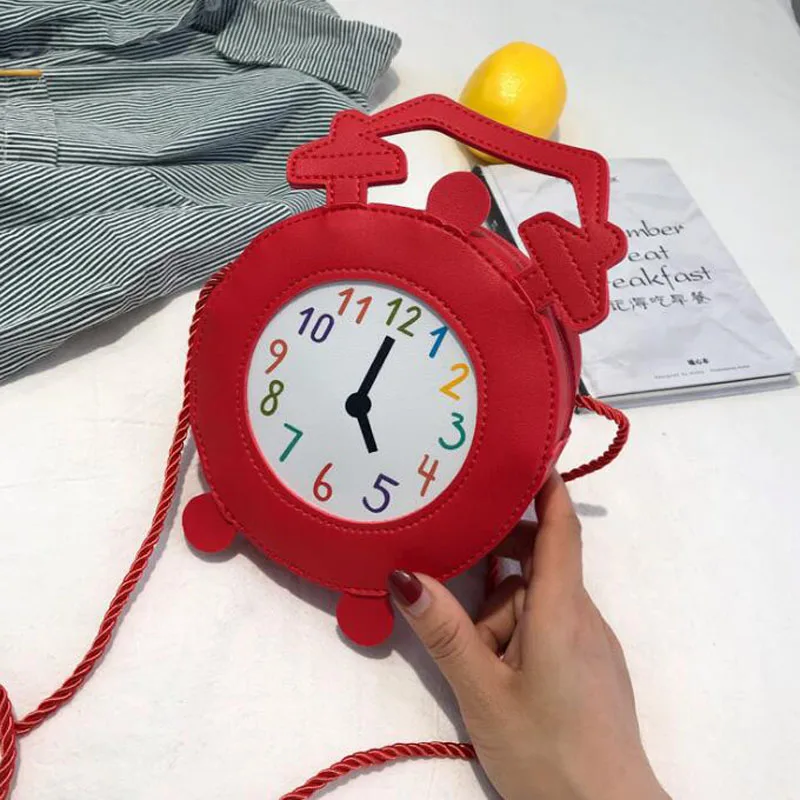 100pcs/lot Cute Cartoon Pink Alarm Clock Round Style Girl's Shoulder Bag Tote Crossbody Mini Bag Kids' Bag Handbag Totes Bag
100pcs/lot Cute Cartoon Pink Alarm Clock Round Style Girl's Shoulder Bag Tote Crossbody Mini Bag Kids' Bag Handbag Totes Bag