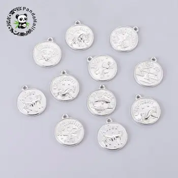 Coin pendant Tibetan Style Pendants Zinc Alloy Flat Round Constellation Charms 20x17x2mm Hole: 2mm 500g/bag
Coin pendant Tibetan Style Pendants Zinc Alloy Flat Round Constellation Charms 20x17x2mm Hole: 2mm 500g/bag