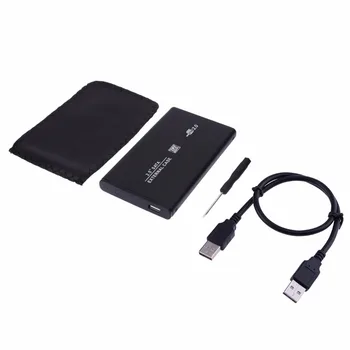 USB2.0 2.5 Inch SATA HDD Hard Drive External Enclosure Case HDD Box Case With USB Cable 12*7.5*1.2cm
USB2.0 2.5 Inch SATA HDD Hard Drive External Enclosure Case HDD Box Case With USB Cable 12*7.5*1.2cm