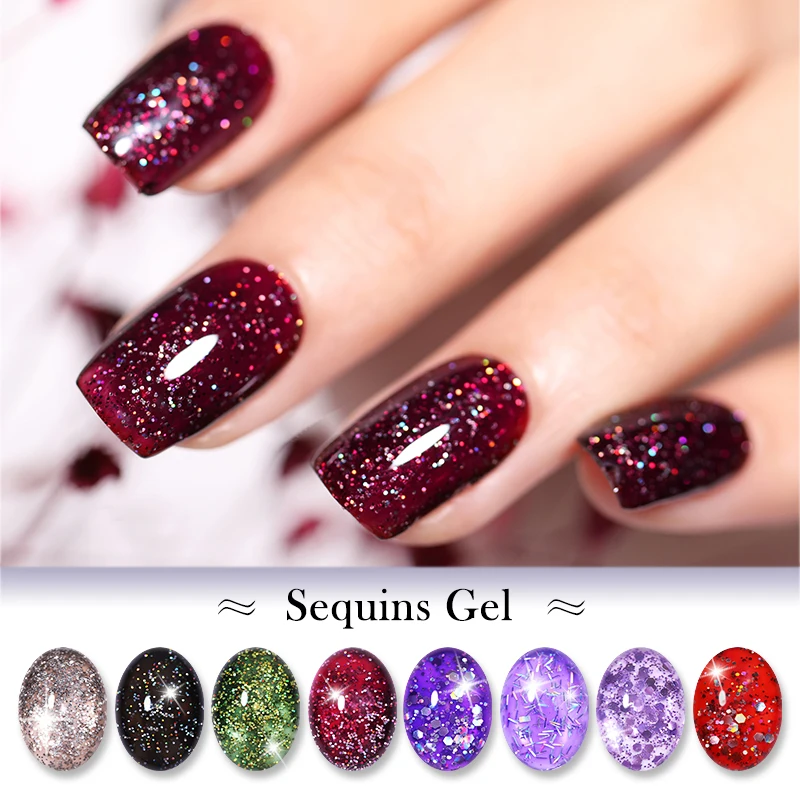 NICOLE DIARY Holo Red Glitter UV Gel Nail Polish Super Shining Purple UV Nail Gel Varnish Lacquer
NICOLE DIARY Holo Red Glitter UV Gel Nail Polish Super Shining Purple UV Nail Gel Varnish Lacquer