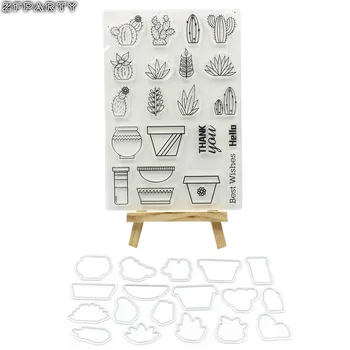 ZFPARTY Succulent Plants Metal Cutting Dies or Transparent Clear Silicone stamp for DIY Scrapbooking/ Decorative Card Making
ZFPARTY Succulent Plants Metal Cutting Dies or Transparent Clear Silicone stamp for DIY Scrapbooking/ Decorative Card Making