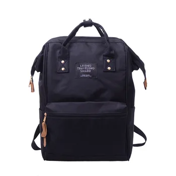 High Quality Backpack Living Travelling Share Unisex Solid Backpack School Travel Bag Double Shoulder Bag Zipper Bag 2018
High Quality Backpack Living Travelling Share Unisex Solid Backpack School Travel Bag Double Shoulder Bag Zipper Bag 2018