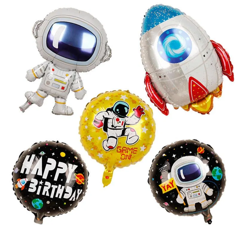 50pcs Rocket Space Travelling Happy Birthday party decor outer space astronaut foil balloon ET Planet explore partner kids toys
50pcs Rocket Space Travelling Happy Birthday party decor outer space astronaut foil balloon ET Planet explore partner kids toys