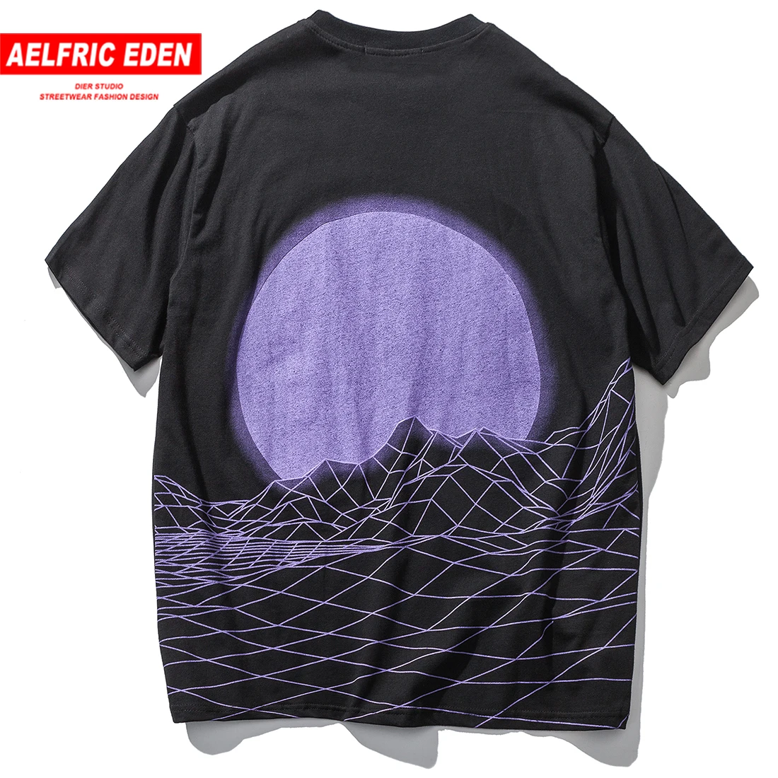 Aelfric Eden Cotton Wave Rising Moon T Shirt Men Hip Hop Casual Short Sleeve T-shirts 3D Line Mountain Print Tees Streetwear
Aelfric Eden Cotton Wave Rising Moon T Shirt Men Hip Hop Casual Short Sleeve T-shirts 3D Line Mountain Print Tees Streetwear