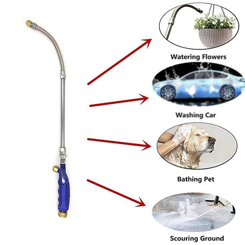 Alloy Wash Tube Hose Car High Pressure Power Water Jet Washer Spray Nozzle Gun with 2 Spray Tips Cleaner Watering Lawn Garden
Alloy Wash Tube Hose Car High Pressure Power Water Jet Washer Spray Nozzle Gun with 2 Spray Tips Cleaner Watering Lawn Garden