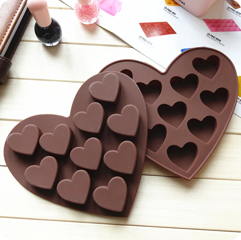 Long term supply of silicone cake mold 10 mold ring with heart DIY baking ice tray mold colour random
Long term supply of silicone cake mold 10 mold ring with heart DIY baking ice tray mold colour random