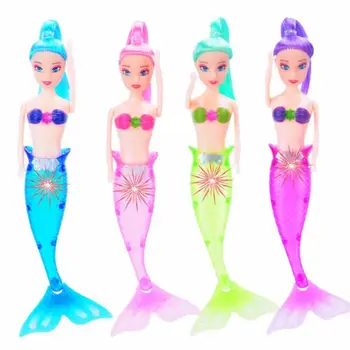Color Random Waterproof LED Light Swimming Mermaid Doll Kid Girls Toy Bath Swimming pool New 2019 Hot Selling High Quality
Color Random Waterproof LED Light Swimming Mermaid Doll Kid Girls Toy Bath Swimming pool New 2019 Hot Selling High Quality