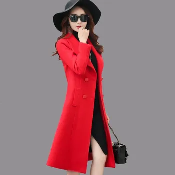 Woolen Jacket Female 2020 Long Overcoat Double Breasted Winter Wool Jacket Women Casaco Feminino Elegant Maxi Coats Parka C3470
Woolen Jacket Female 2020 Long Overcoat Double Breasted Winter Wool Jacket Women Casaco Feminino Elegant Maxi Coats Parka C3470