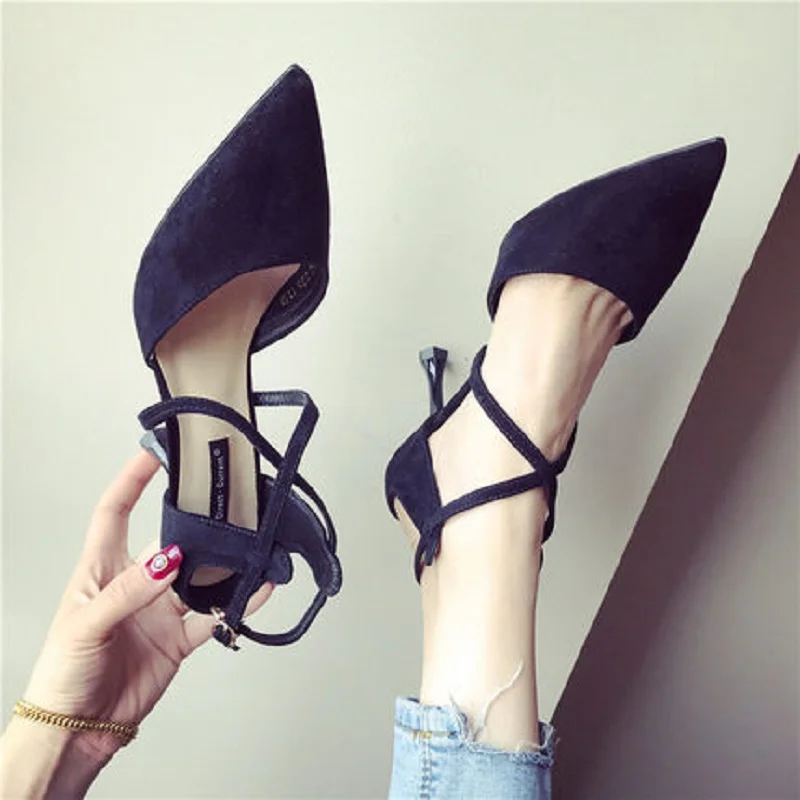 Roman Baotou Sandals Women 2019 Summer New Fashion Pointed Tie Sling Single Shoes High Heels
Roman Baotou Sandals Women 2019 Summer New Fashion Pointed Tie Sling Single Shoes High Heels