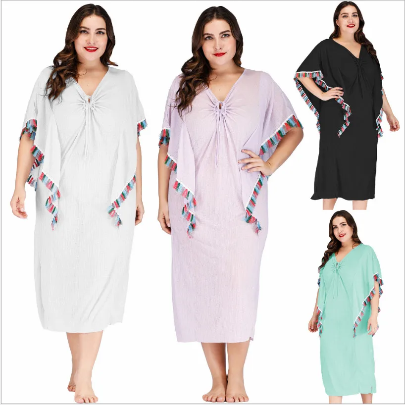 Beach Cover Up Plus Size Sexy Dress Kaftan Bath Swim Large Ladies Summer Spot Animal Acetate Sierra Surfer Saida De For Women's
Beach Cover Up Plus Size Sexy Dress Kaftan Bath Swim Large Ladies Summer Spot Animal Acetate Sierra Surfer Saida De For Women's