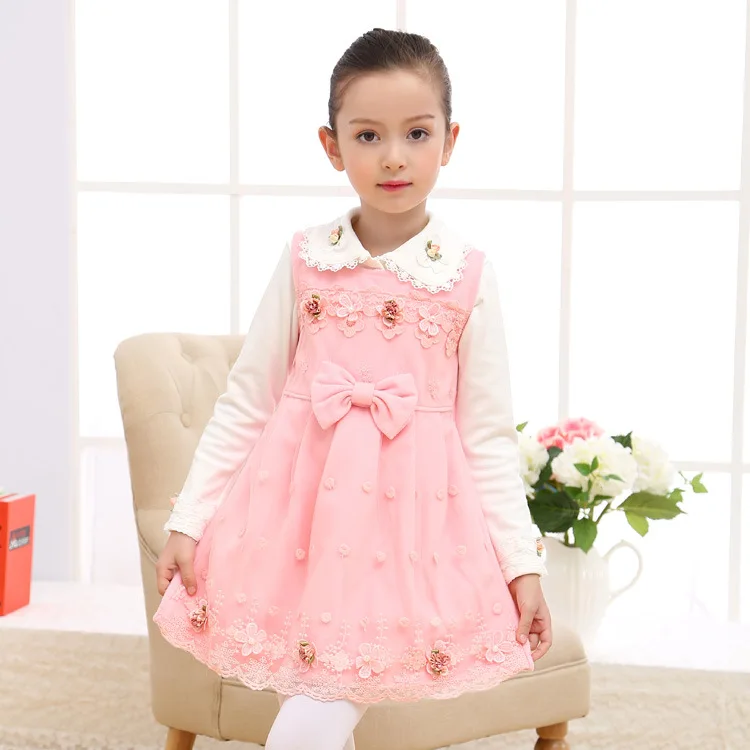 Children's clothing 2019 new spring autumn models girls dress Fashionable bow knot large children wool sleeveless vest dress
Children's clothing 2019 new spring autumn models girls dress Fashionable bow knot large children wool sleeveless vest dress
