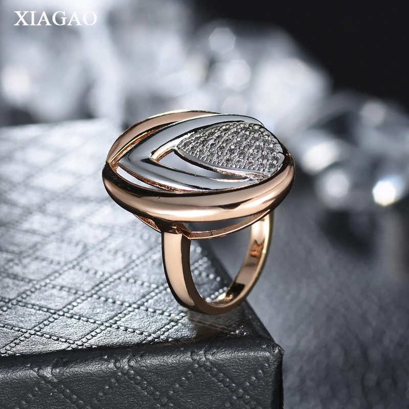 XIAGAO Fashion Ring For Women Simple Gold Color Ring Female Statement Party Charm Jewelry Gifts New Design Christmas Gift XGR633
XIAGAO Fashion Ring For Women Simple Gold Color Ring Female Statement Party Charm Jewelry Gifts New Design Christmas Gift XGR633