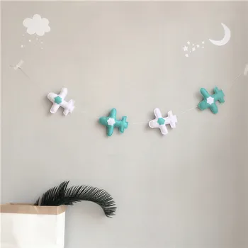 Nordic Baby Room Handmade Nursery Aircraft Shape Garlands Kids Room Wall Decorations Photobooth Props
Nordic Baby Room Handmade Nursery Aircraft Shape Garlands Kids Room Wall Decorations Photobooth Props