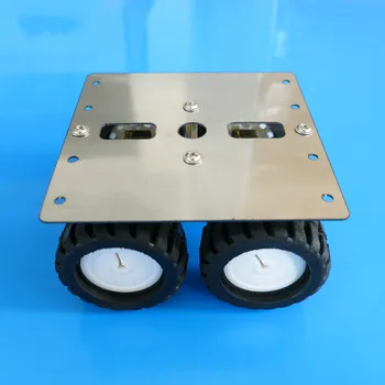 JMT DIY Stainless Steel Metal Frame 4WD Robot Vehicle Chassis Platform 90*90mm with 4x N20 Gear Motor Intelligen Car Tank Module
JMT DIY Stainless Steel Metal Frame 4WD Robot Vehicle Chassis Platform 90*90mm with 4x N20 Gear Motor Intelligen Car Tank Module