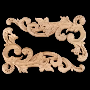 1Pc Woodcarving Decal Corner Applique Frame Door Decorate Wall Doors Furniture Decorative Figurines Wooden Miniatures 19x11cm
1Pc Woodcarving Decal Corner Applique Frame Door Decorate Wall Doors Furniture Decorative Figurines Wooden Miniatures 19x11cm