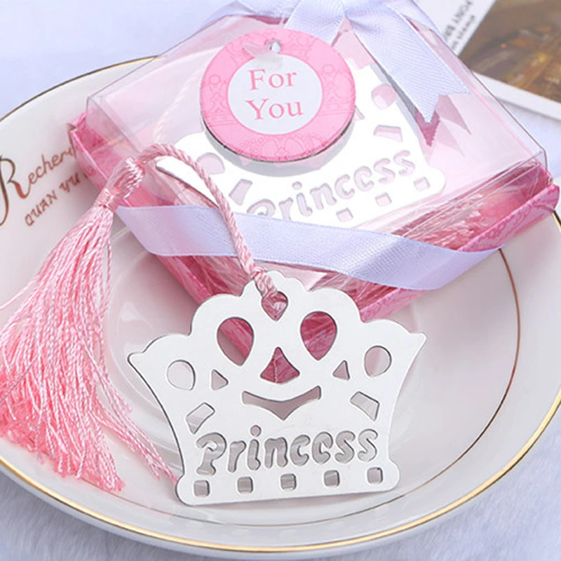 (10 pieces/lot) Prince And Princess Crown Bookmark Baby Girl Baby Boy Shower Baptism Wedding Birthday Gifts And Souvenirs BK017P
(10 pieces/lot) Prince And Princess Crown Bookmark Baby Girl Baby Boy Shower Baptism Wedding Birthday Gifts And Souvenirs BK017P
