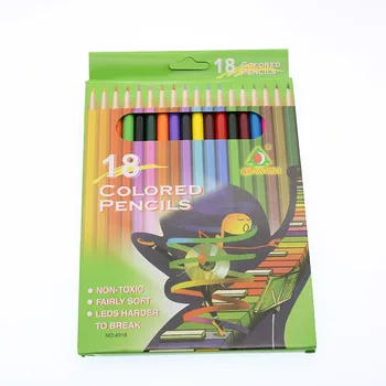 18pcs Lead-Free Poisonous Wood 18 Color Pencil Children'S Drawing Graffiti Stationery Pencil School Office Supplies
18pcs Lead-Free Poisonous Wood 18 Color Pencil Children'S Drawing Graffiti Stationery Pencil School Office Supplies