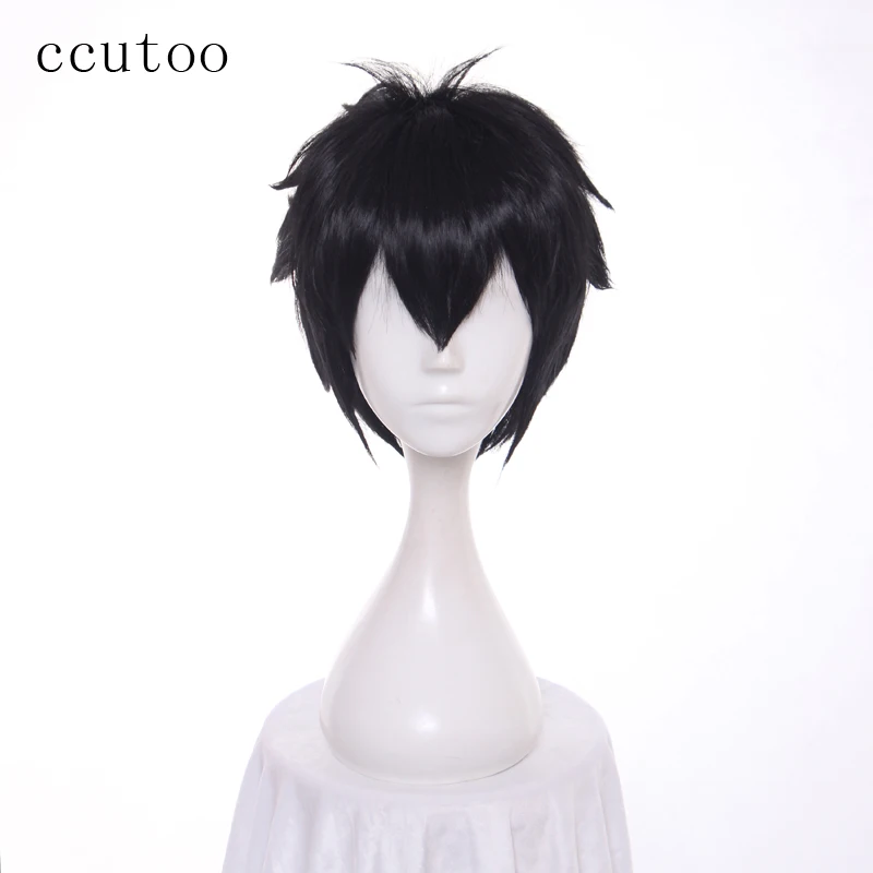 Ccutoo 30 см сераф конца Yuichiro Hyakuya черные короткие пушистые Многослойные
