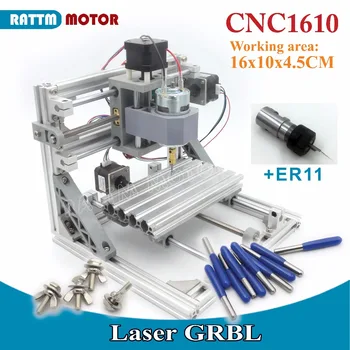 EU Ship! 1610 GRBL control DIY mini CNC machine working area 160x100x45mm 3 Axis Pcb Milling machine,Wood Router, v2.4
EU Ship! 1610 GRBL control DIY mini CNC machine working area 160x100x45mm 3 Axis Pcb Milling machine,Wood Router, v2.4