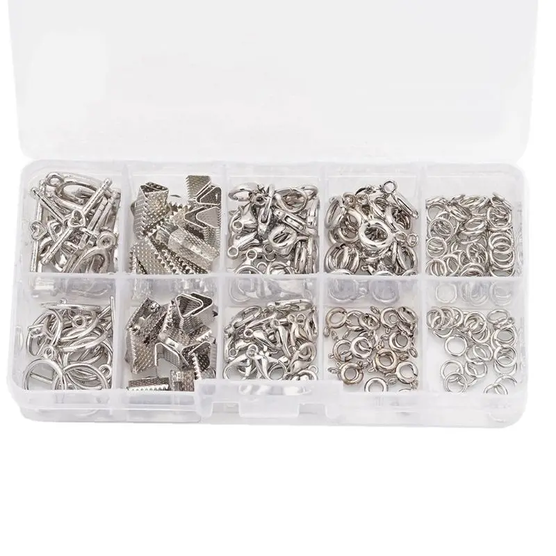 DIY jewelry production supplies kit gold hook lobster clasp ornaments hook jump ring earrings hook OT switch buckle
DIY jewelry production supplies kit gold hook lobster clasp ornaments hook jump ring earrings hook OT switch buckle