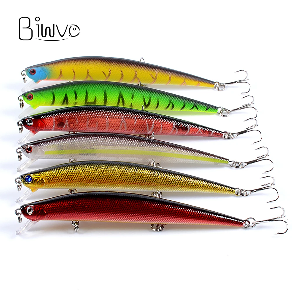 Biwvo Fishing Lures Minnow 12.5cm 13g Hard Artificial Bait Crankbait Metal 3 Hooks Wobbler Winter Fishing Goods For Fishing
Biwvo Fishing Lures Minnow 12.5cm 13g Hard Artificial Bait Crankbait Metal 3 Hooks Wobbler Winter Fishing Goods For Fishing