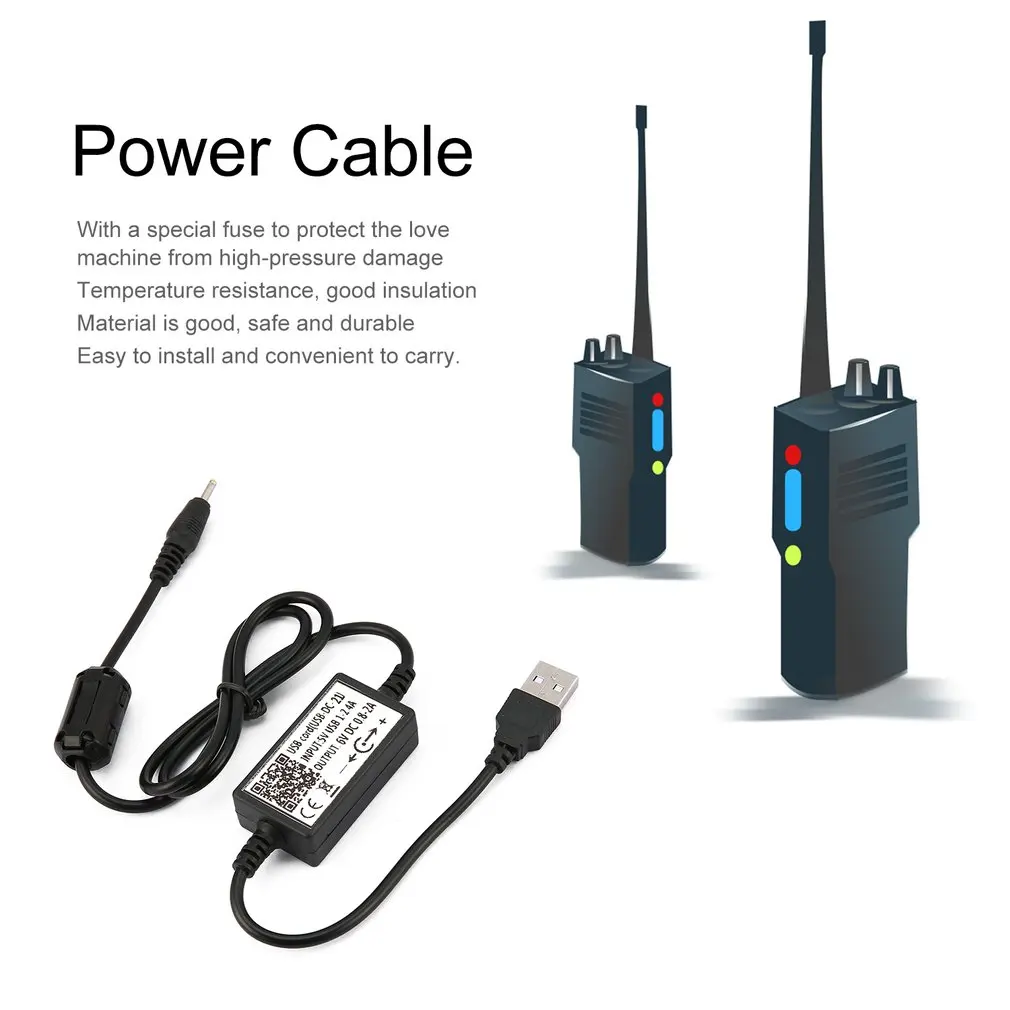VX3R-USB Charger Cable 5V USB 1-2.4A for YAESU Walkie Talkie Charger Cable for YAESU VX-1R VX-2R VX-3R Battery Charger
VX3R-USB Charger Cable 5V USB 1-2.4A for YAESU Walkie Talkie Charger Cable for YAESU VX-1R VX-2R VX-3R Battery Charger