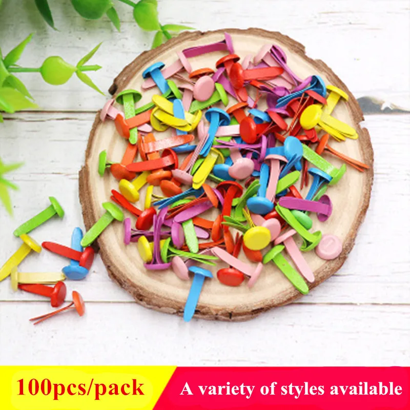 100Pcs Mixed Pastel Round Brads Scrapbooking Card Stamping Embellishment Fastener Brads DIY Accessories
100Pcs Mixed Pastel Round Brads Scrapbooking Card Stamping Embellishment Fastener Brads DIY Accessories
