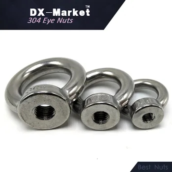 M27 , 304 Stainless Steel Metric Thread waterproof eye nut , high quality DIN582 Lifting Eye Nuts ,B013
M27 , 304 Stainless Steel Metric Thread waterproof eye nut , high quality DIN582 Lifting Eye Nuts ,B013