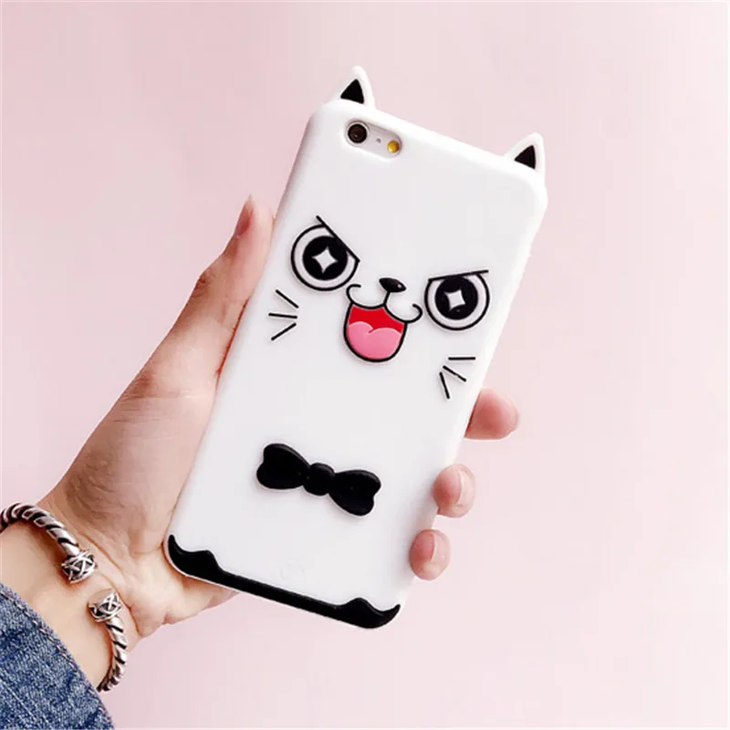 3D Cartoon Soft Silicone Phone Case For iPhone 5S 6 6S 7 8 Plus X Cover Mickey Judy Rabbit Smile Cat Tiger Stitch Unicorn Animal 3D Cartoon Soft Silicone Phone Case For iPhone 5S 6 6S 7 8 Plus X Cover Mickey Judy Rabbit Smile Cat Tiger Stitch Unicorn Animal