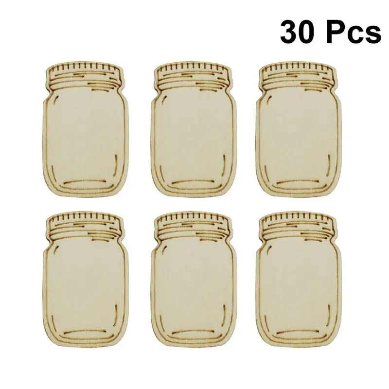 30pcs Wooden Pieces Bottle Shape DIY Crafts Cute Manual Accessories Wood Ornament Craft Embellishments Carvings For Art DIY A3
30pcs Wooden Pieces Bottle Shape DIY Crafts Cute Manual Accessories Wood Ornament Craft Embellishments Carvings For Art DIY A3