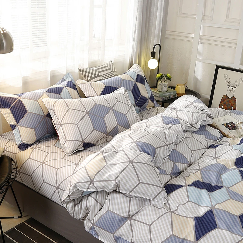 3/4pcs High Quality Stereo Lattice Printing Textile Bedding Set Include Duvet Cover&Sheets&Pillowcases Comfortable Home Bed Set
3/4pcs High Quality Stereo Lattice Printing Textile Bedding Set Include Duvet Cover&Sheets&Pillowcases Comfortable Home Bed Set