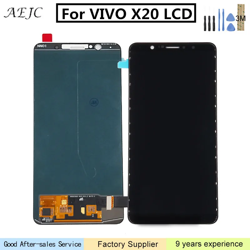 For Vivo X20 LCD Display with Touch Screen Digitizer Assembly Replacement For Vivo X20 Display 6.01 inch with 3M Sticker
For Vivo X20 LCD Display with Touch Screen Digitizer Assembly Replacement For Vivo X20 Display 6.01 inch with 3M Sticker