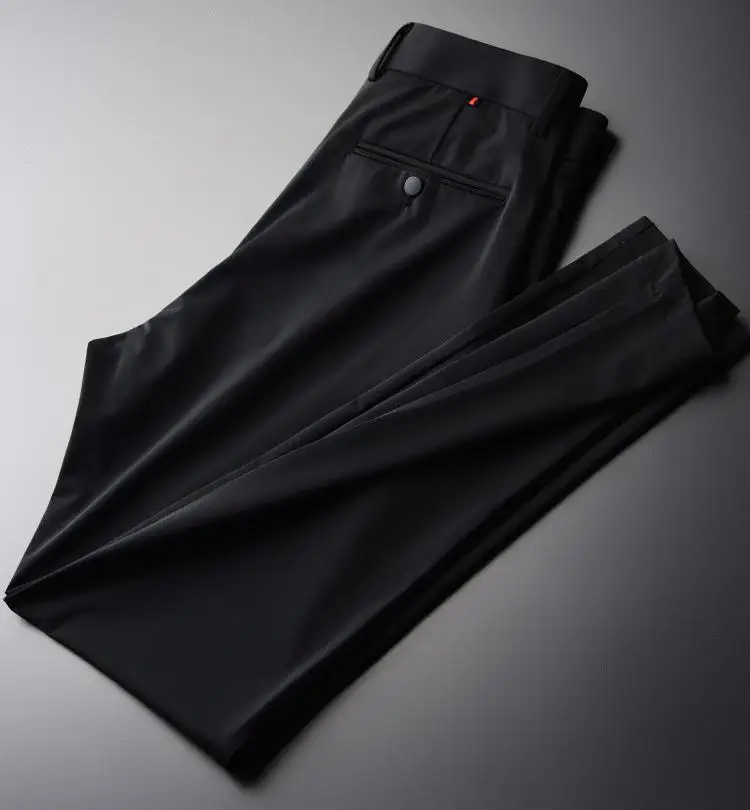Minglu Summer Men Suit Pants Hight Quality Silky Cool Fabric Thin Man Trousers Long Plus Size 4xl Fashion Black Casual Pants Men
Minglu Summer Men Suit Pants Hight Quality Silky Cool Fabric Thin Man Trousers Long Plus Size 4xl Fashion Black Casual Pants Men