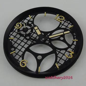 Parnis three-dimensional black sandwich dial + Watch Hands New Classic vintage fit 6497 Movement watches for Parts
Parnis three-dimensional black sandwich dial + Watch Hands New Classic vintage fit 6497 Movement watches for Parts