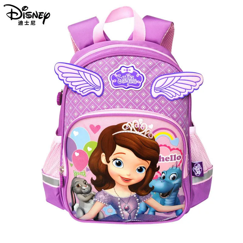 Disney Backpack Girls Bags Kindergarten Preschool 3-8 Years Old Cartoon Cute Sophia Princess 
Disney Backpack Girls Bags Kindergarten Preschool 3-8 Years Old Cartoon Cute Sophia Princess