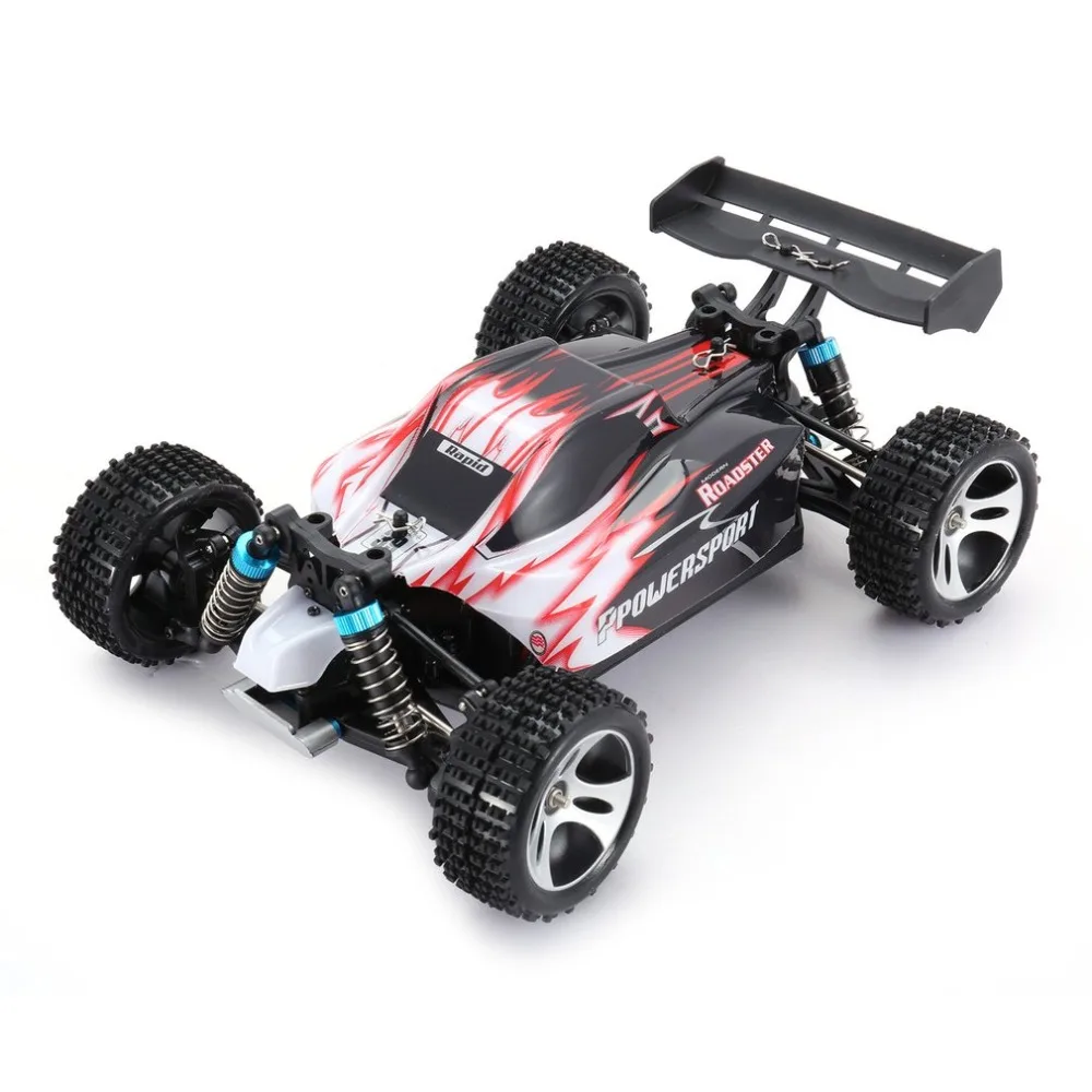 WLtoys A959 2.4GHz 1/18 Full Proportional Remote Control 4WD Vehicle 45KM/h High Speed Electric RTR Off-road Buggy RC Car
WLtoys A959 2.4GHz 1/18 Full Proportional Remote Control 4WD Vehicle 45KM/h High Speed Electric RTR Off-road Buggy RC Car