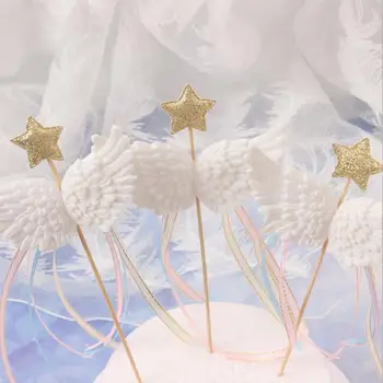 6pcs Pink White Collection Cake Decoration Angel Wing Balloon Cake Topper for Party Decoration Dessert lovely Gifts
6pcs Pink White Collection Cake Decoration Angel Wing Balloon Cake Topper for Party Decoration Dessert lovely Gifts