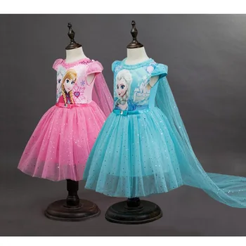Girls Dress Snow Queen Princess Dresses Cartoon Cosplay Elsa Anna Dresses For Girls Birthday Party Dress Costume Kids Clothing
Girls Dress Snow Queen Princess Dresses Cartoon Cosplay Elsa Anna Dresses For Girls Birthday Party Dress Costume Kids Clothing